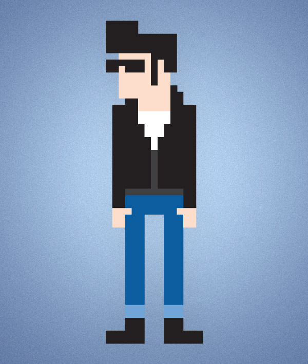 How To Create An 8 Bit Pixel Character In Illustrator