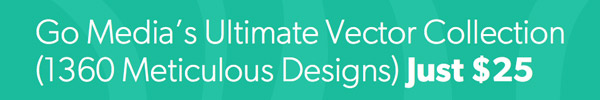 Your Only Chance to Get Go Media's Ultimate Vector Collection (1360 Quality Vectors) for 93% Off
