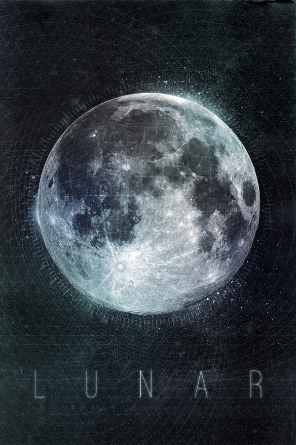 How To Create a Dark Lunar Poster Design with PS & AI