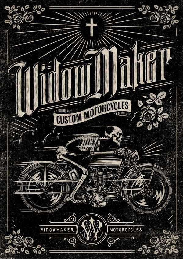 Widow Maker Motorcycles by Aaron von Freter
