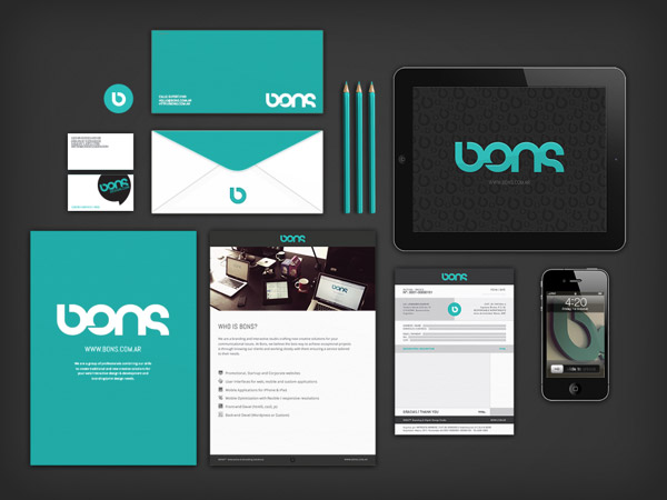 BONSDESIGN Interactive Branding Solutions Visual Identity