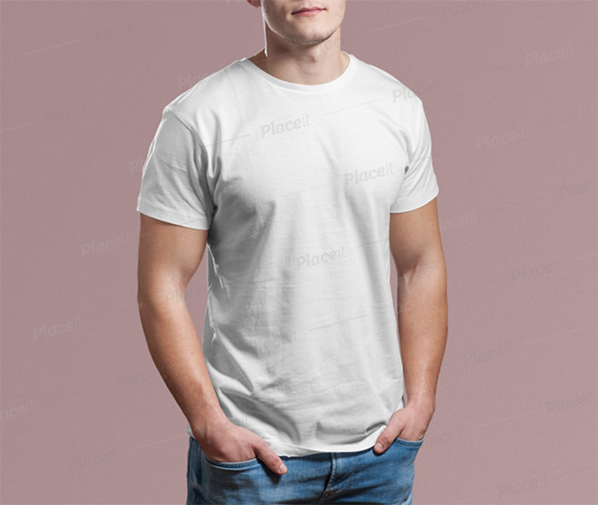 Download Mockup Kaos Warna Hitam - Free Mockups | PSD Template ...