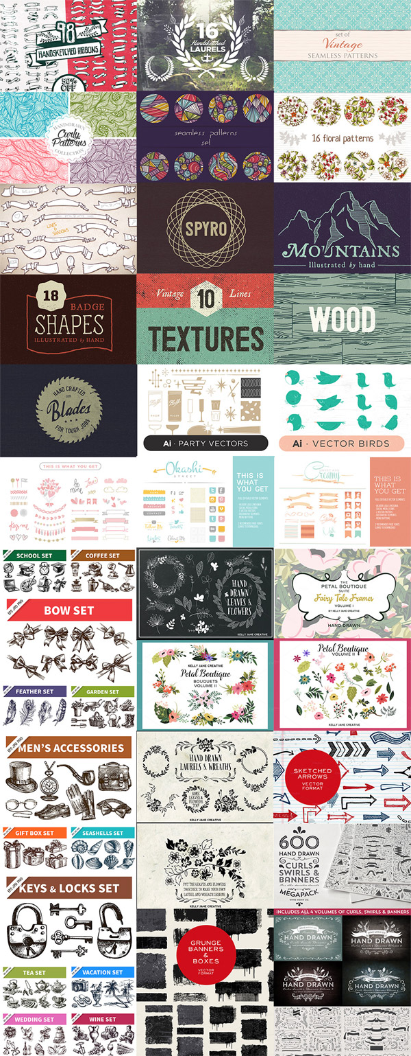 Gigantic Vector Elements Bundle