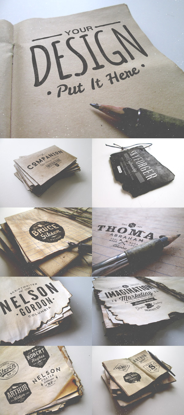 Vintage Logo Mockups