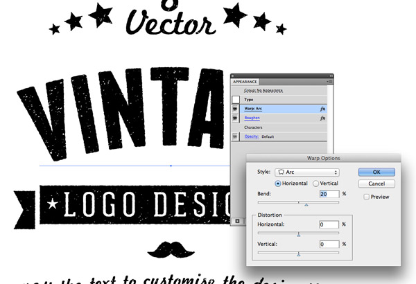 How to customise the logo design