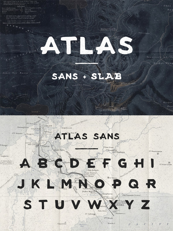 Atlas font preview