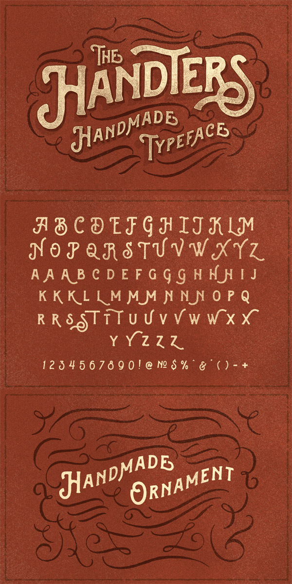 Handters font preview