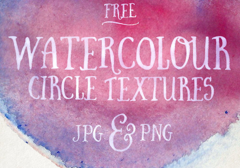 25 Free Watercolour Circle Textures In Jpg Png