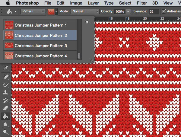 Christmas Jumper Pattern Adobe Illustrator Tutorial 