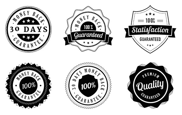 Vintage Guarantee Badges