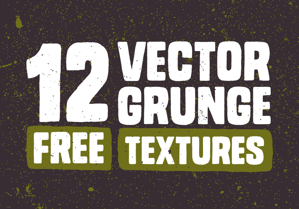 12 Free Vector Grunge Textures to Erode Your Artwork