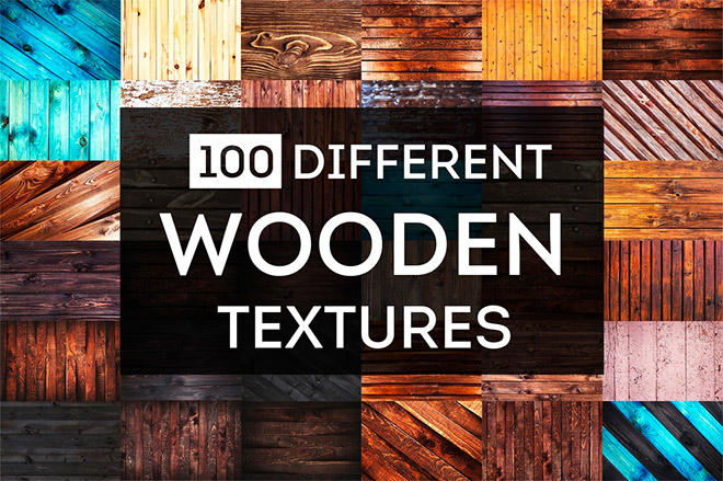 100 Different Wooden Textures