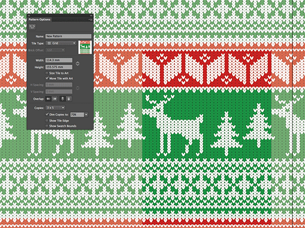 Christmas Jumper Pattern Adobe Illustrator Tutorial 