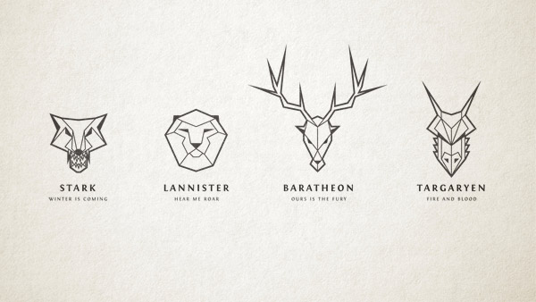 Game of Thrones House Sigils