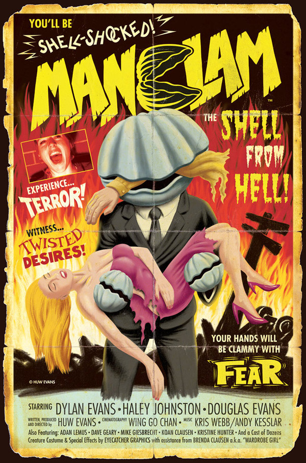 MANCLAM B-Movie Poster by Huw