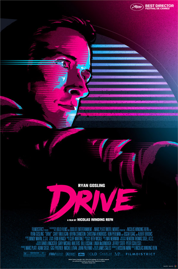 Drive Movie Poster by James White