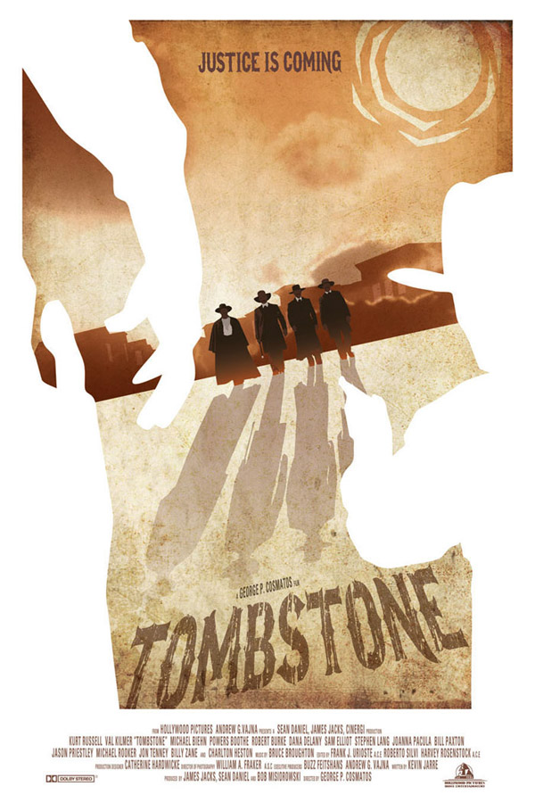Tombstone Movie Poster by Zenithuk