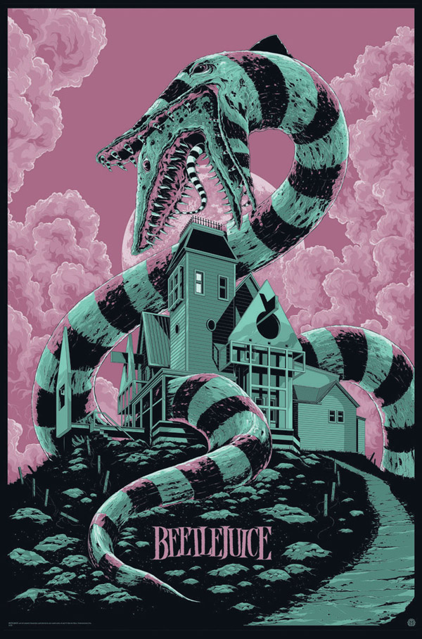 Beetlejuice Movie Poster by Ken Taylor