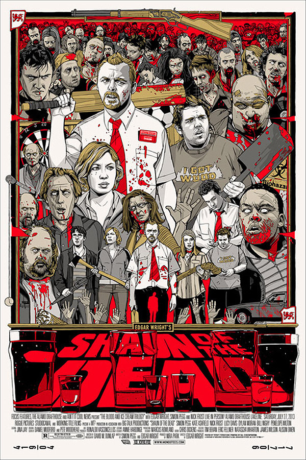 Shaun of the Dead by Tyler Stout