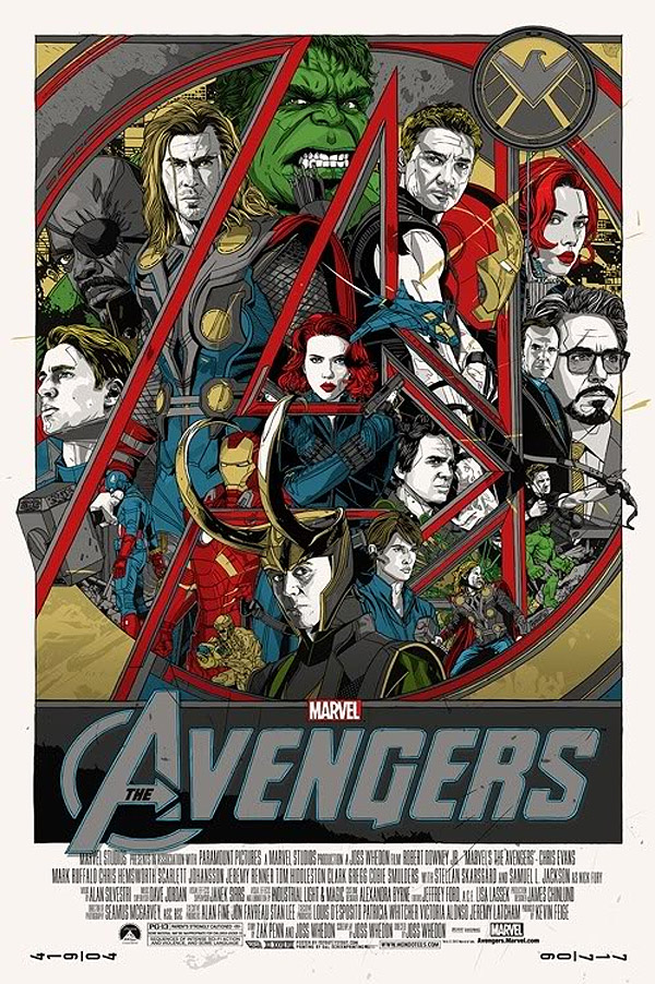 The Avengers Poster by Tyler Stout