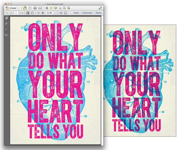 How to Overprint Colors to Create Cool Print Effects