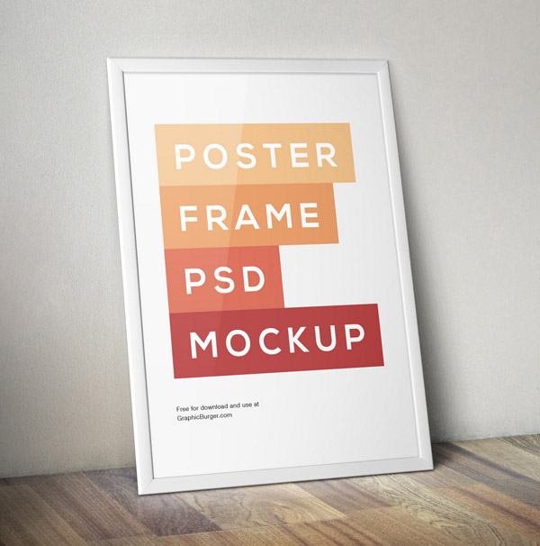 Poster Frame PSD MockUp by GraphicBurger