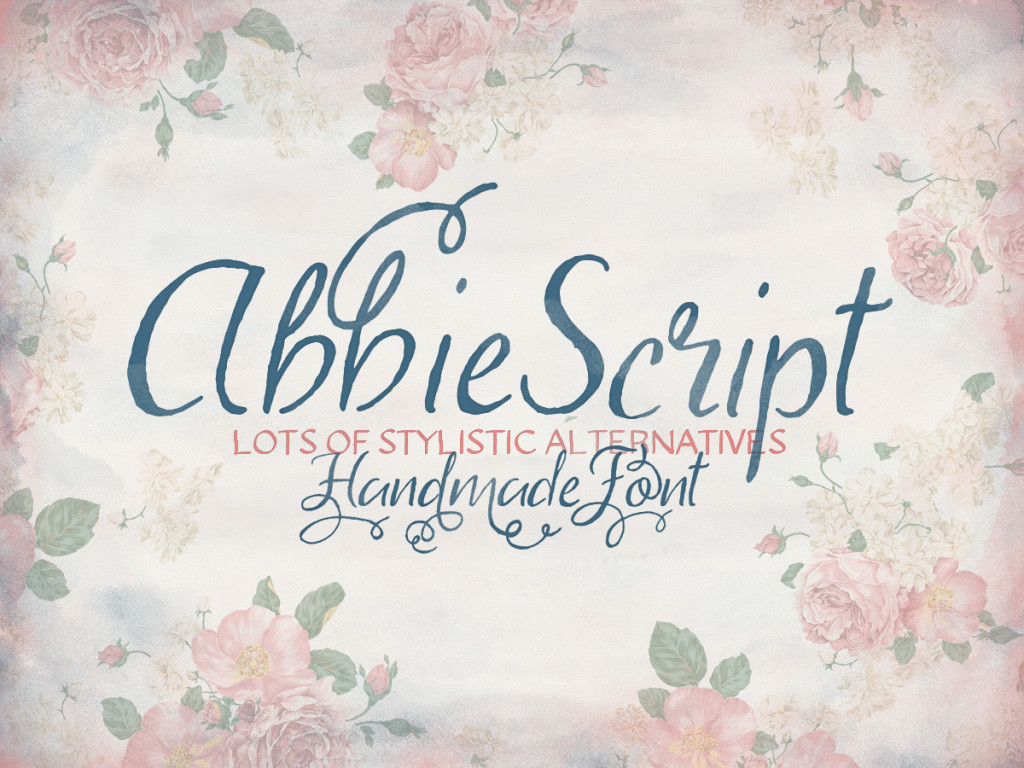 Abbie Script Pro Font For Access All Areas Members