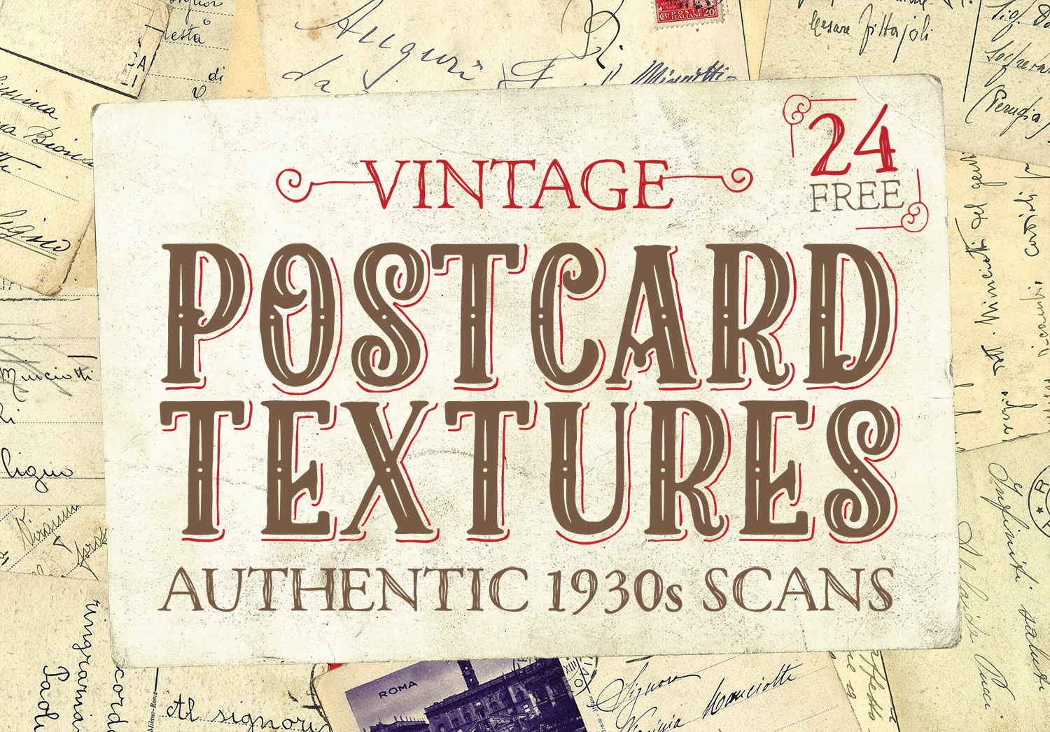 vintage postcard fonts mac free download
