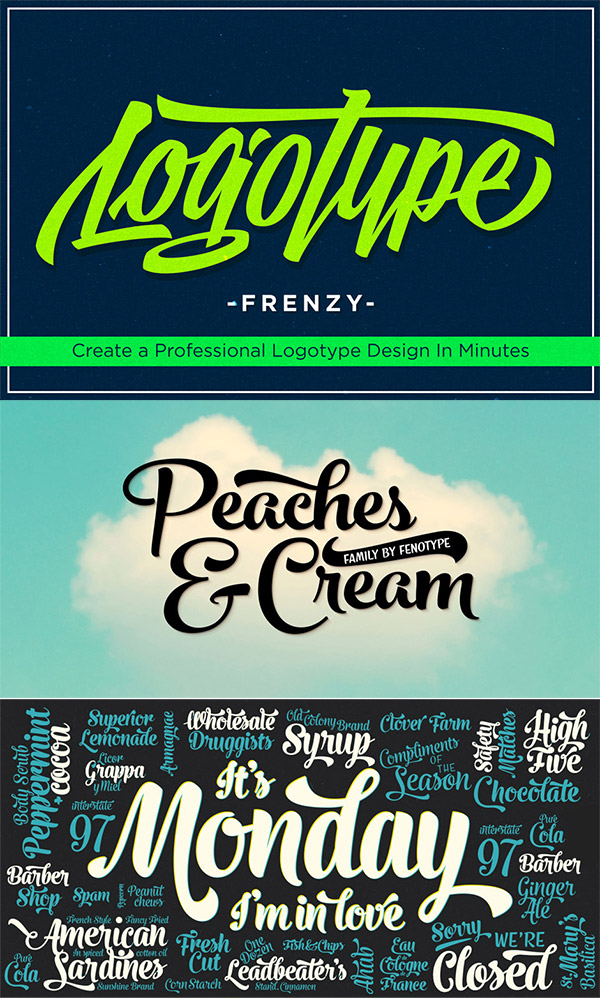 Script Fonts Preview