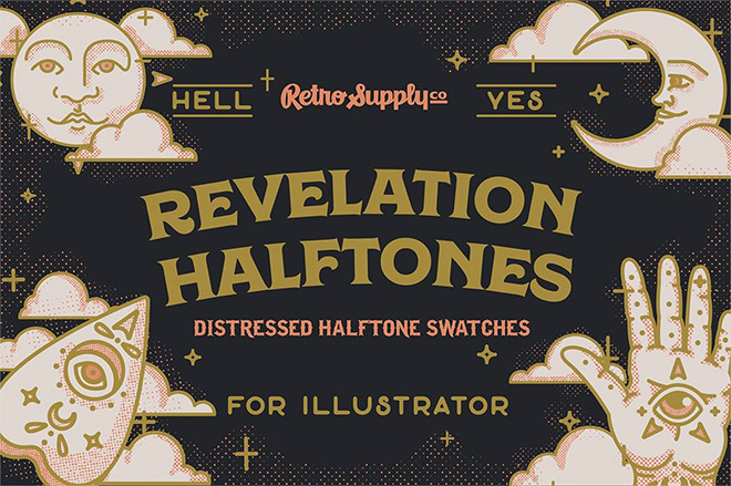 REVELATION HALFTONE SWATCHES FOR ADOBE ILLUSTRATOR