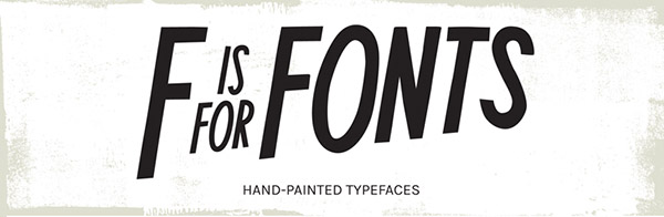 F is for Fonts