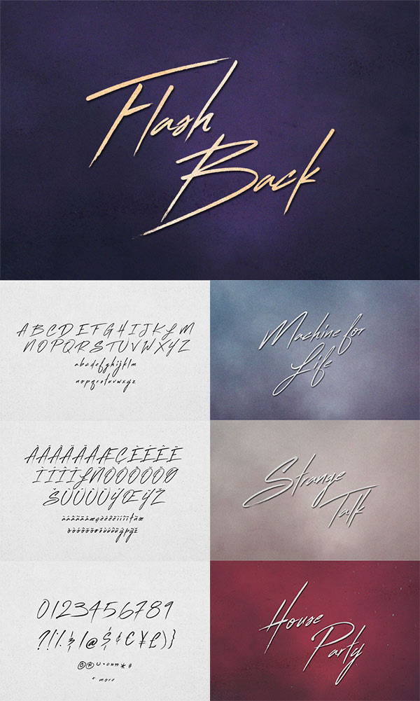 Flash Back Font