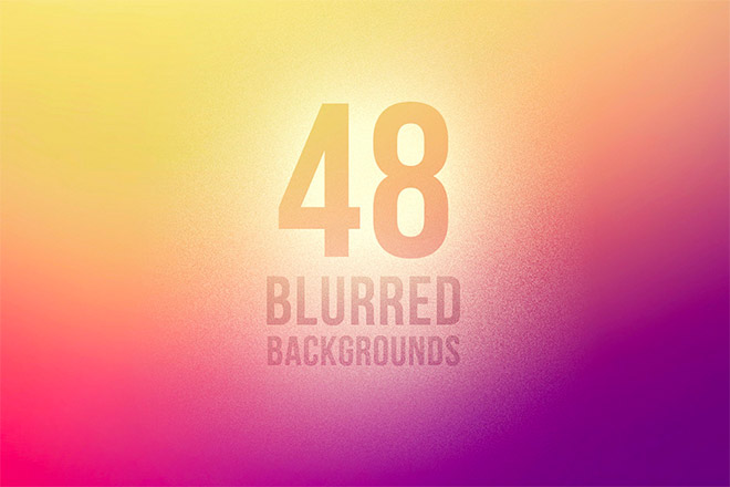 48 Vector Blurred Backgrounds