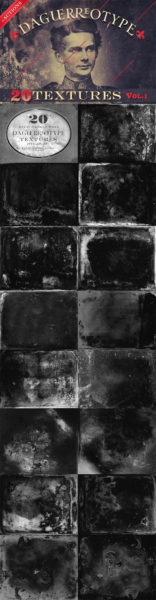 Daguerrotype Textures