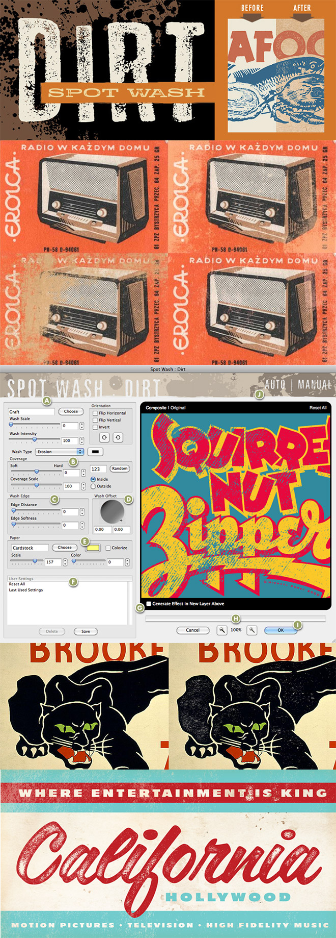 Spot Wash Dirt Plugin