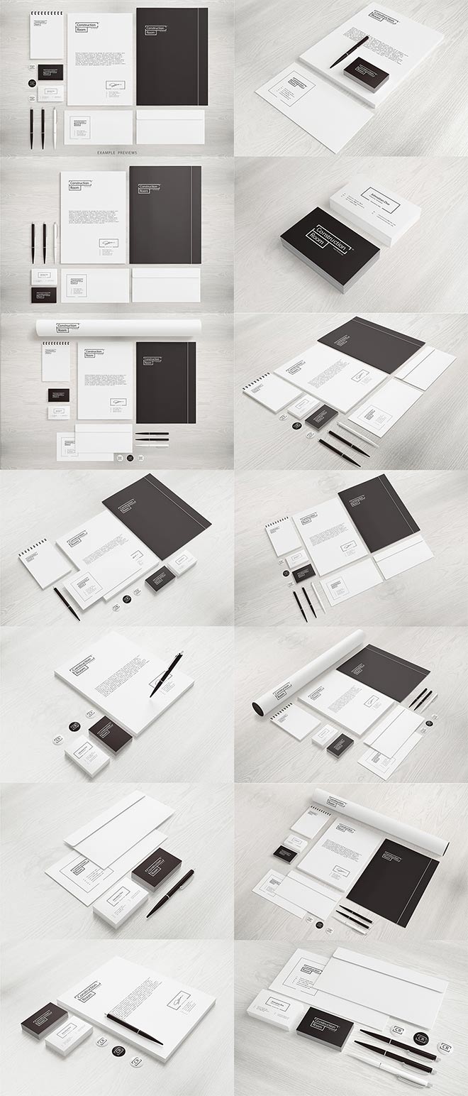 Stationery / Branding Mockups set