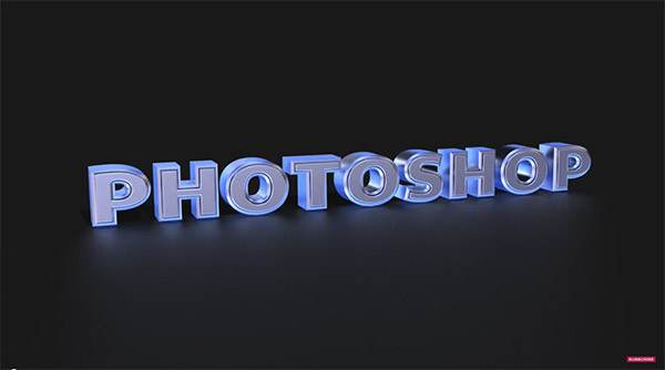 How to Create 3D Chrome Text in Photoshop