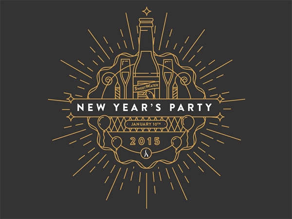 New Year's Invite by Daniel Haire