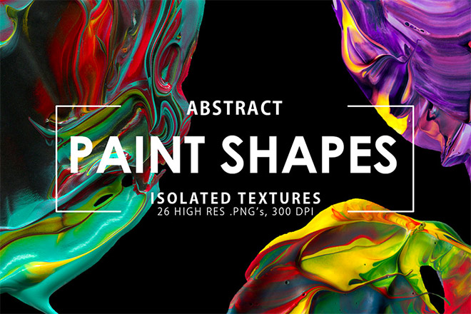 Abstract Paint Shapes