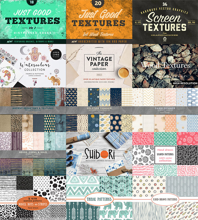 The Colossal Textures and Patterns Bundle