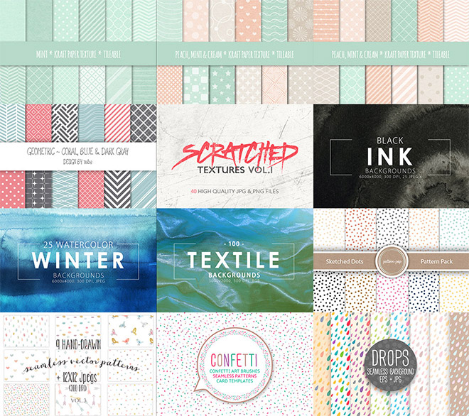 The Colossal Textures and Patterns Bundle