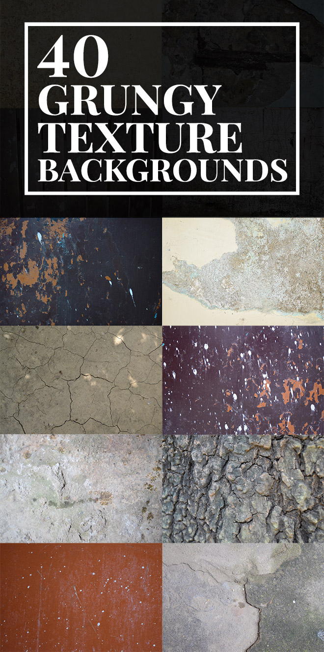 40 Grungy Texture Backgrounds