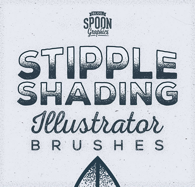 Stipple Shading Brushes for Adobe Illustrator