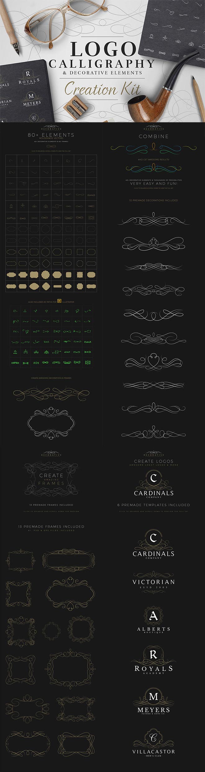 Calligraphy & Logo Creation Kit
