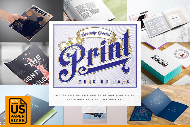 Download 25 Free Psd Templates To Mockup Your Print Designs