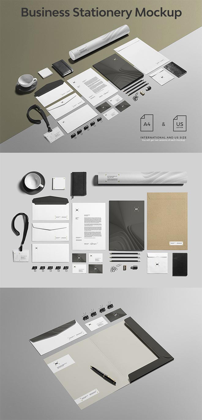 Business Stationery Mockup