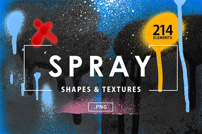 Spray Paint Shapes & Textures