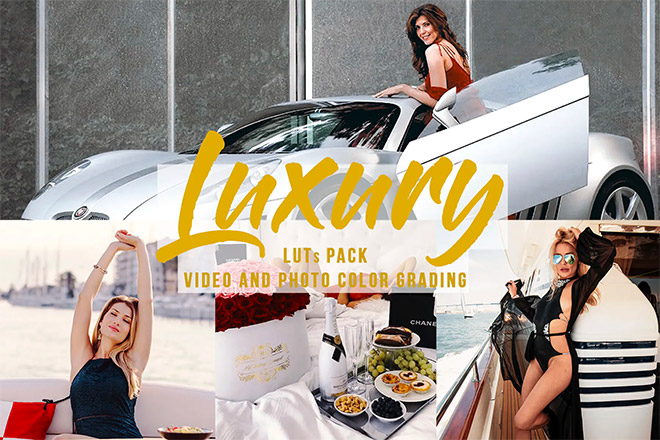 LUXURY - LUTs Pack for Color Grading