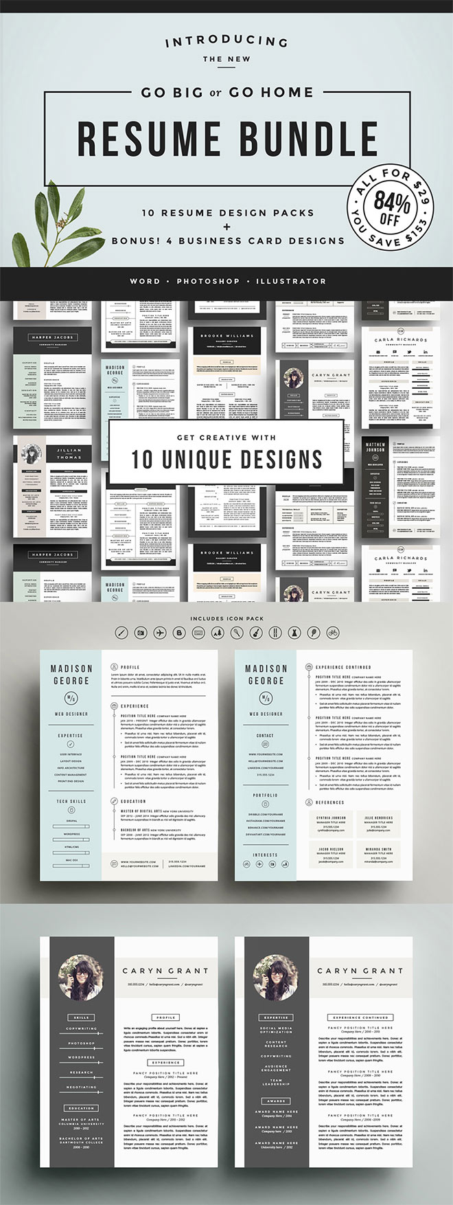 Resume Layouts