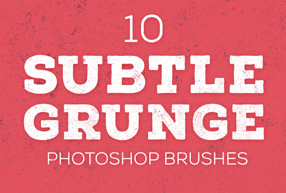 10 Free Subtle Grunge Texture Brushes For Adobe Photoshop